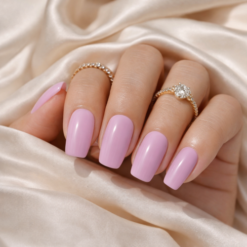 Home SOFT LILAC LUXE PRESS-ON-NAILS- SQUARE