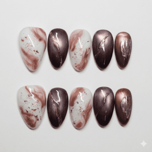 gilded plum amethyst