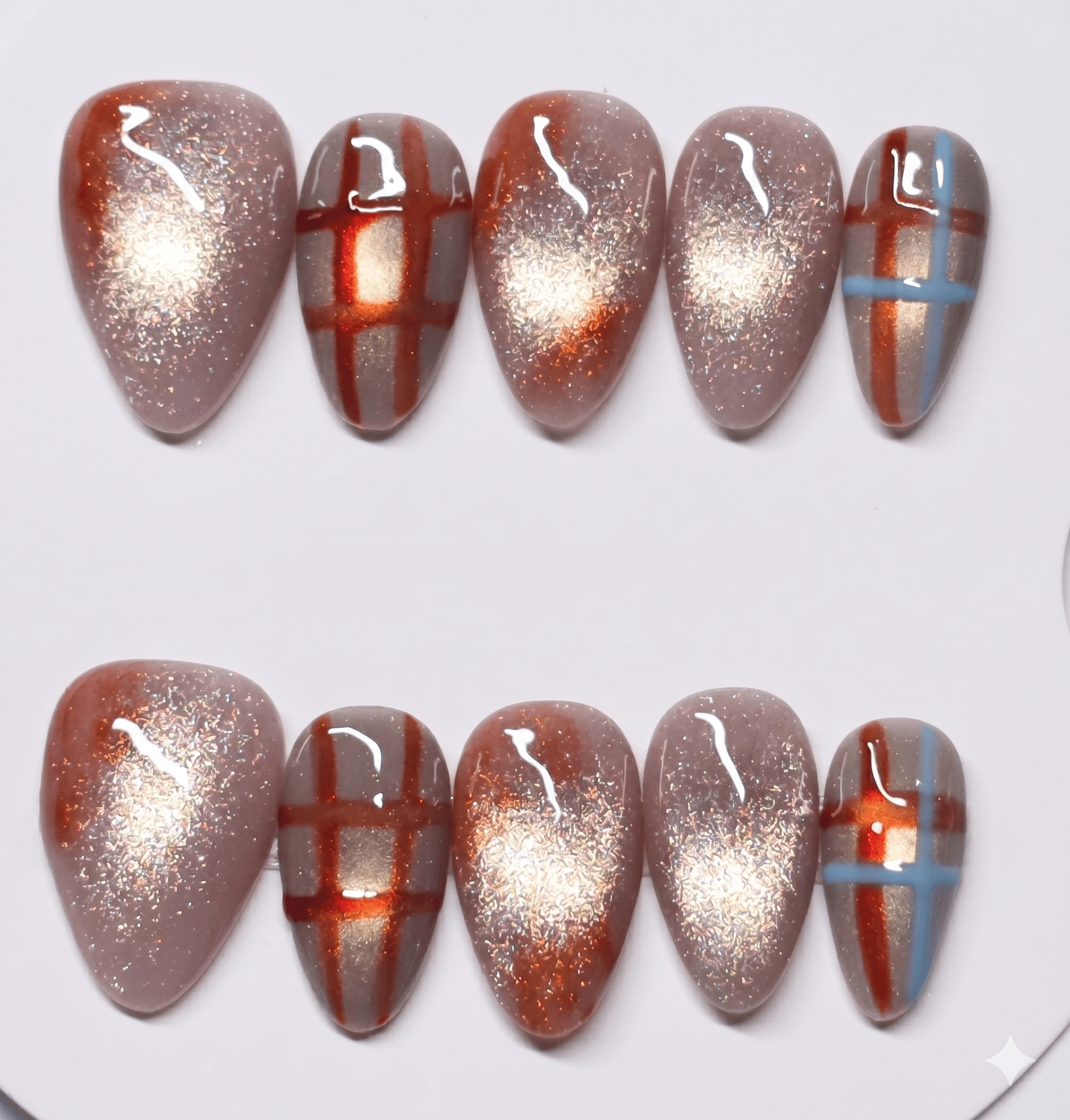 caramel plaid glow caramel plaid glow