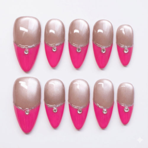 Home magenta pearl crown